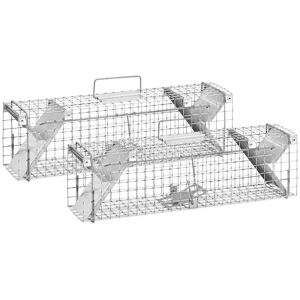 Wiesenfield Live trap - 65 x 17 x 20 cm - grid size: 25 x 25 mm - 2 pieces WIE-AT-900-SET-2