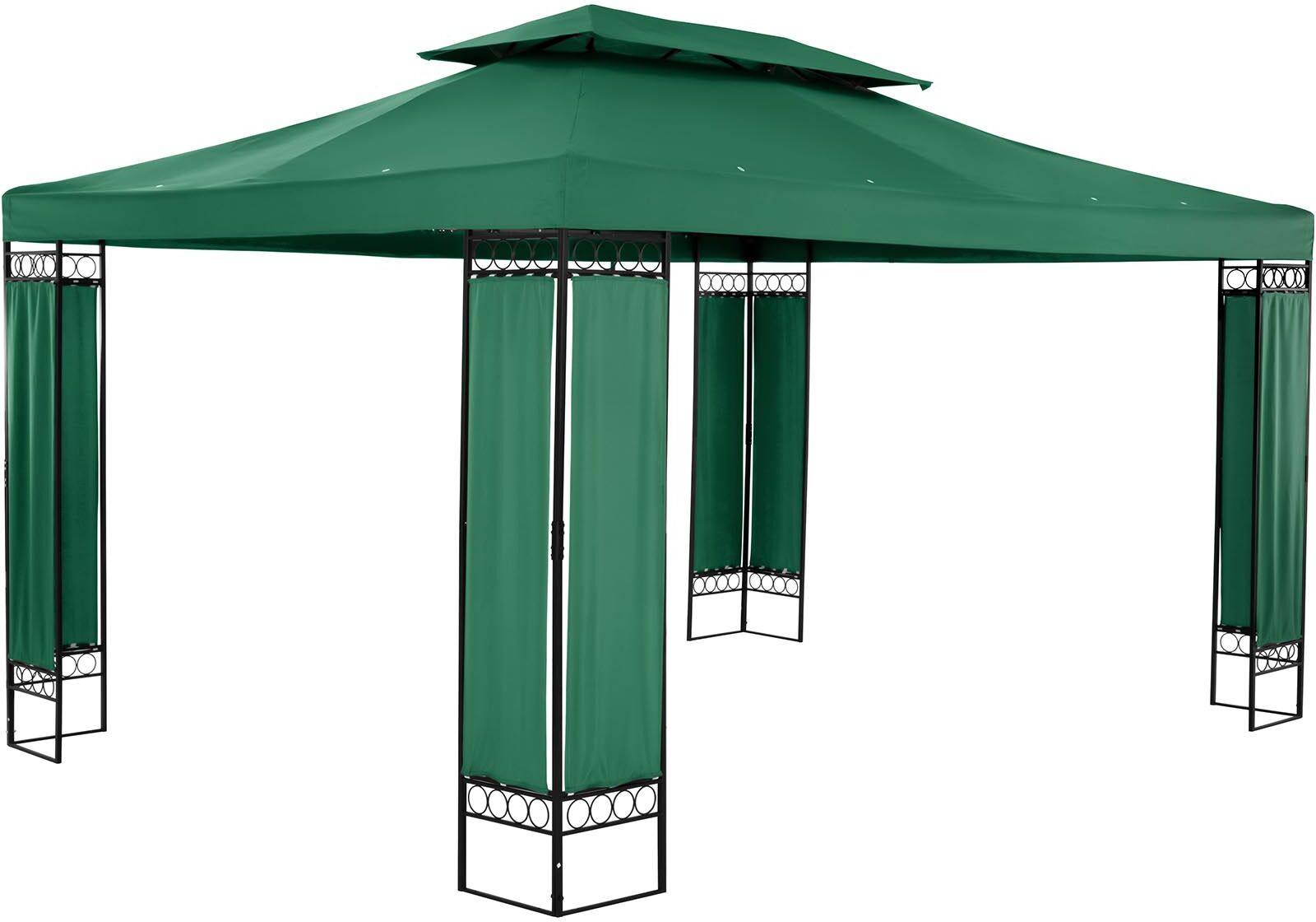 Uniprodo Garden Pavilion - 3 x 4 m - 160 g/m² - dark green UNI_PERGOLA_3X4GF Uniprodo Garden Pavilion - 3 x 4 m - 160 g/m² - dark green UNI_PERGOLA_3X4GF