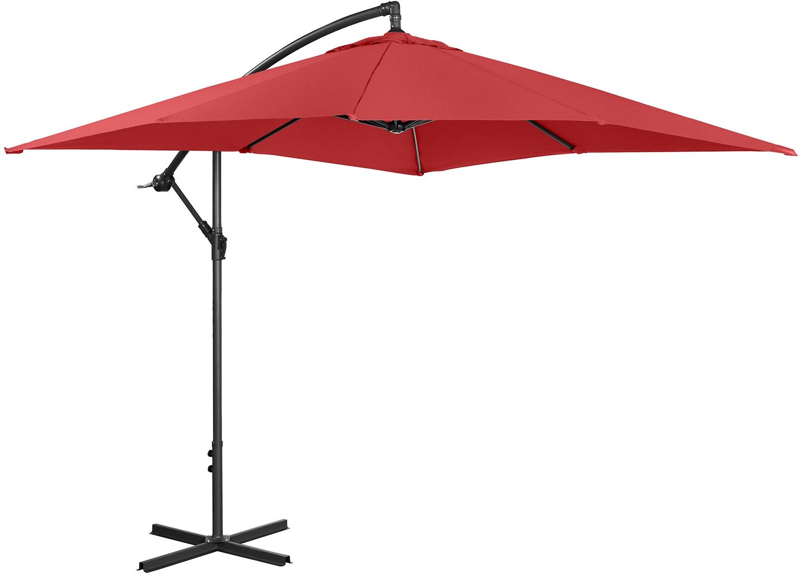 Uniprodo Hanging Parasol - orange - square - 250 x 250 cm - tiltable UNI_UMBRELLA_SQ250BO Uniprodo Hanging Parasol - orange - square - 250 x 250 cm - tiltable UNI_UMBRELLA_SQ250BO