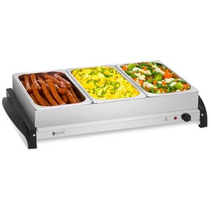 Royal Catering Warming Tray - 3 x 2 L - 400 W RCHP-400/3
