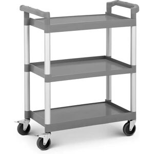 Royal Catering Plastic Service Trolley - 3 Shelves - up to 60 kg RCSW-3P2