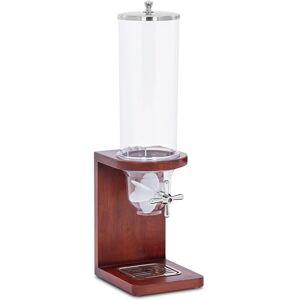 Cereal Dispenser - 3.5 l - stainless steel / plastic / beech wood - Royal Catering RCCS-3.5LW1