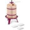 Royal Catering Fruit Press - manual - wooden - 18 L - incl. wooden blocks, pressure plate and 3 pressing cloths RCWP-18LW