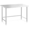 Stainless steel table - 120 x 70 cm - 93 kg load capacity - Royal Catering RCAT-120/70-PS