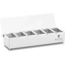 Ingredient Container - Stainless steel - 6 x 0,4 L - Royal Catering RCCBSP 6