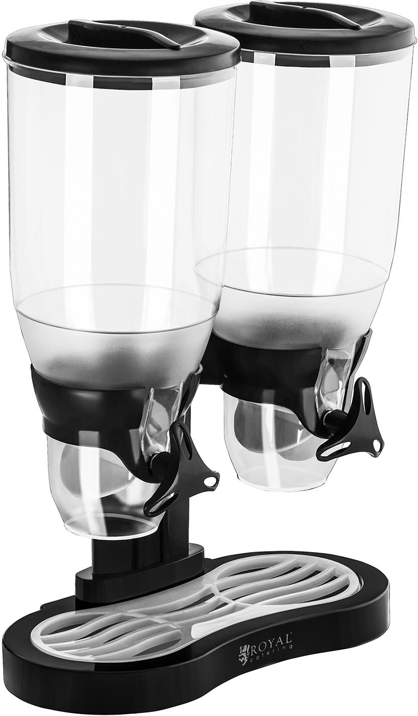 Royal Catering Cereal Dispenser - Double - 6 Litres RCCS-6L/2 Royal Catering Cereal Dispenser - Double - 6 Litres RCCS-6L/2