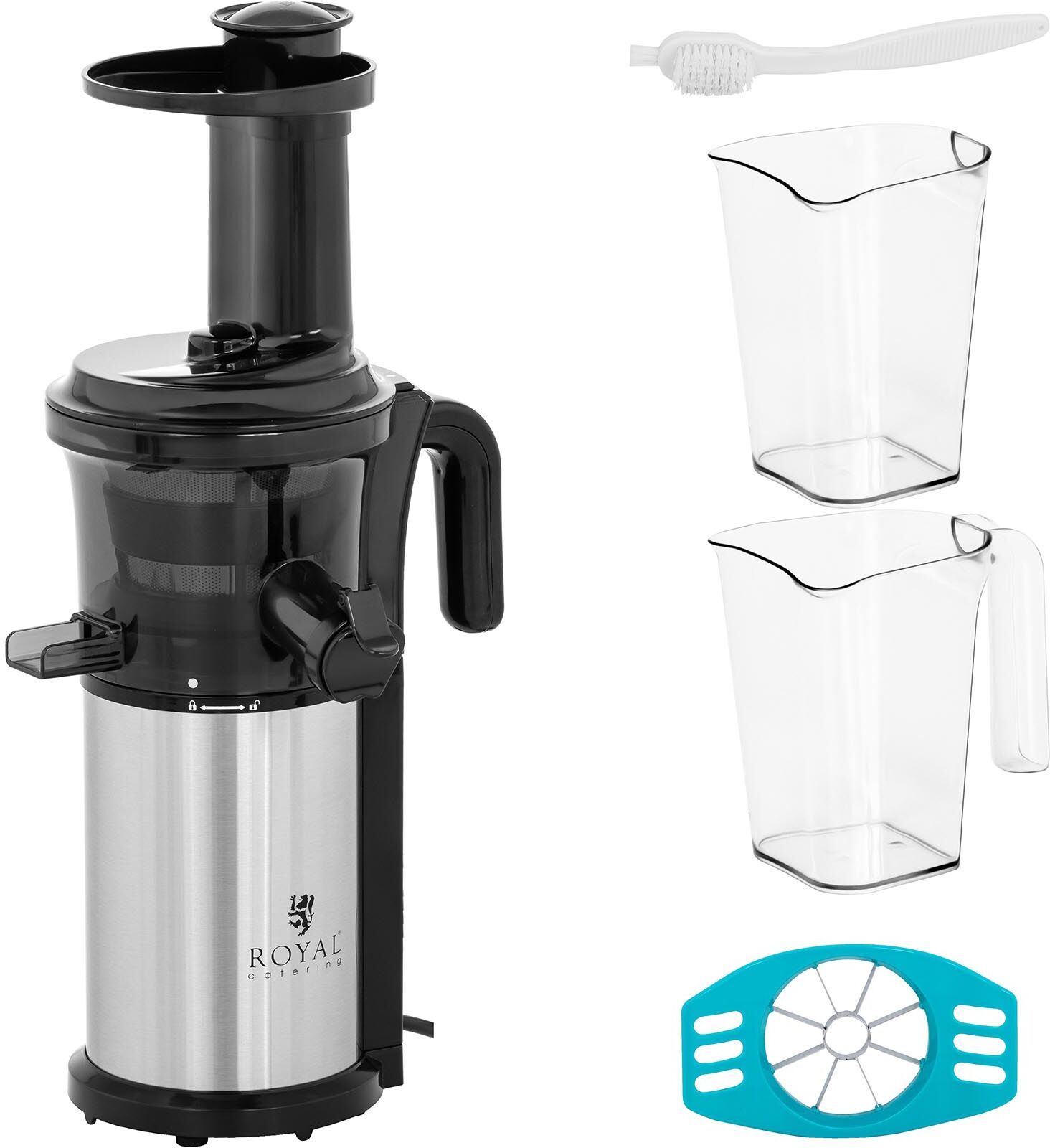Royal Catering Slow Juicer - 200 W - 35 rpm RCSJ-200W Royal Catering Slow Juicer - 200 W - 35 rpm RCSJ-200W