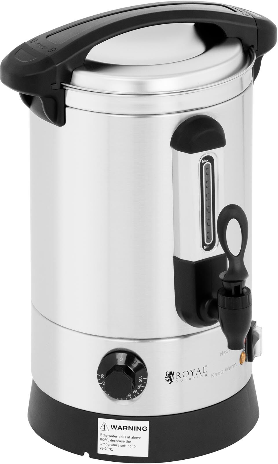 Royal Catering Hot Water Dispenser - 6.5 L - 1,500 W - double-walled RC-WBDW6 Royal Catering Hot Water Dispenser - 6.5 L - 1,500 W - double-walled RC-WBDW6