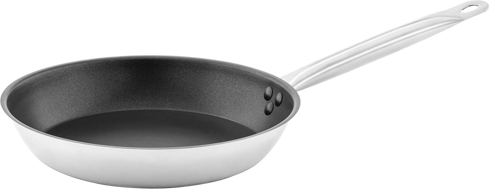 Royal Catering Stainless Steel Frying Pan - coated - Ø 28 x 5 cm RCFP-28NS Royal Catering Stainless Steel Frying Pan - coated - Ø 28 x 5 cm RCFP-28NS