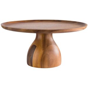 APS Cake Plate - Oiled acacia wood - diameter: 33 cm - height: 16 cm APS-33295