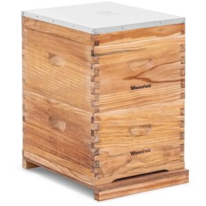 Wiesenfield Beehive - 2 frames and floor cassette with entrance hole - ventilation holes with metal cover WIE-BK-52