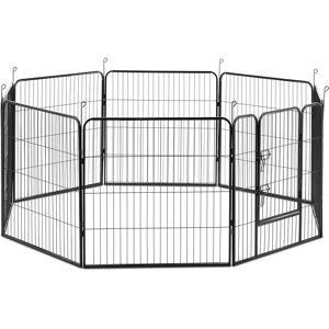 Wiesenfield Dog Pen - with door - 8 modular segments - 81 cm height WIE-DP-080N