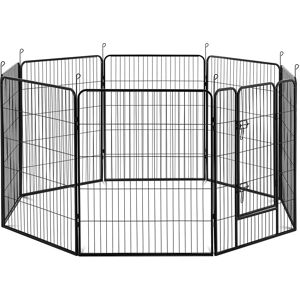 Wiesenfield Dog Pen - with door - 8 modular segments - 100 cm height WIE-DP-100N