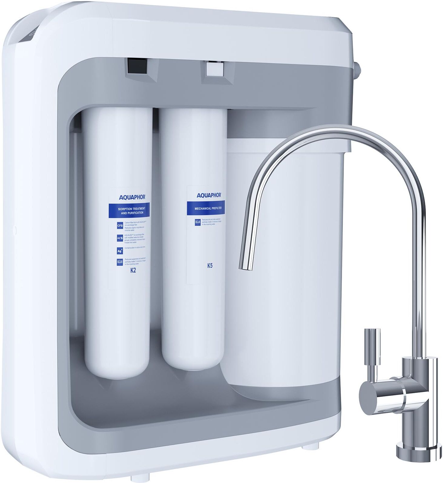 Aquaphor Reverse Osmosis System - 450 L /day - with tap RO-203 Aquaphor Reverse Osmosis System - 450 L /day - with tap RO-203