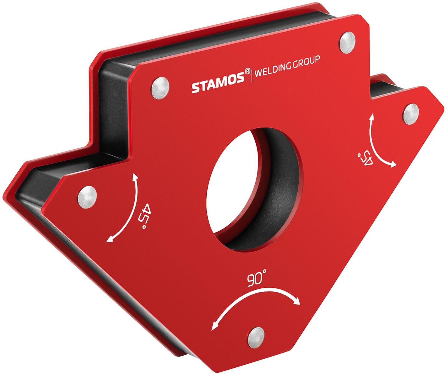 Stamos Welding Group Magnetic Welding Holder 2-Part - 19 x 12 x 2,4 cm SWG-MWH-L Stamos Welding Group Magnetic Welding Holder 2-Part - 19 x 12 x 2,4 cm SWG-MWH-L