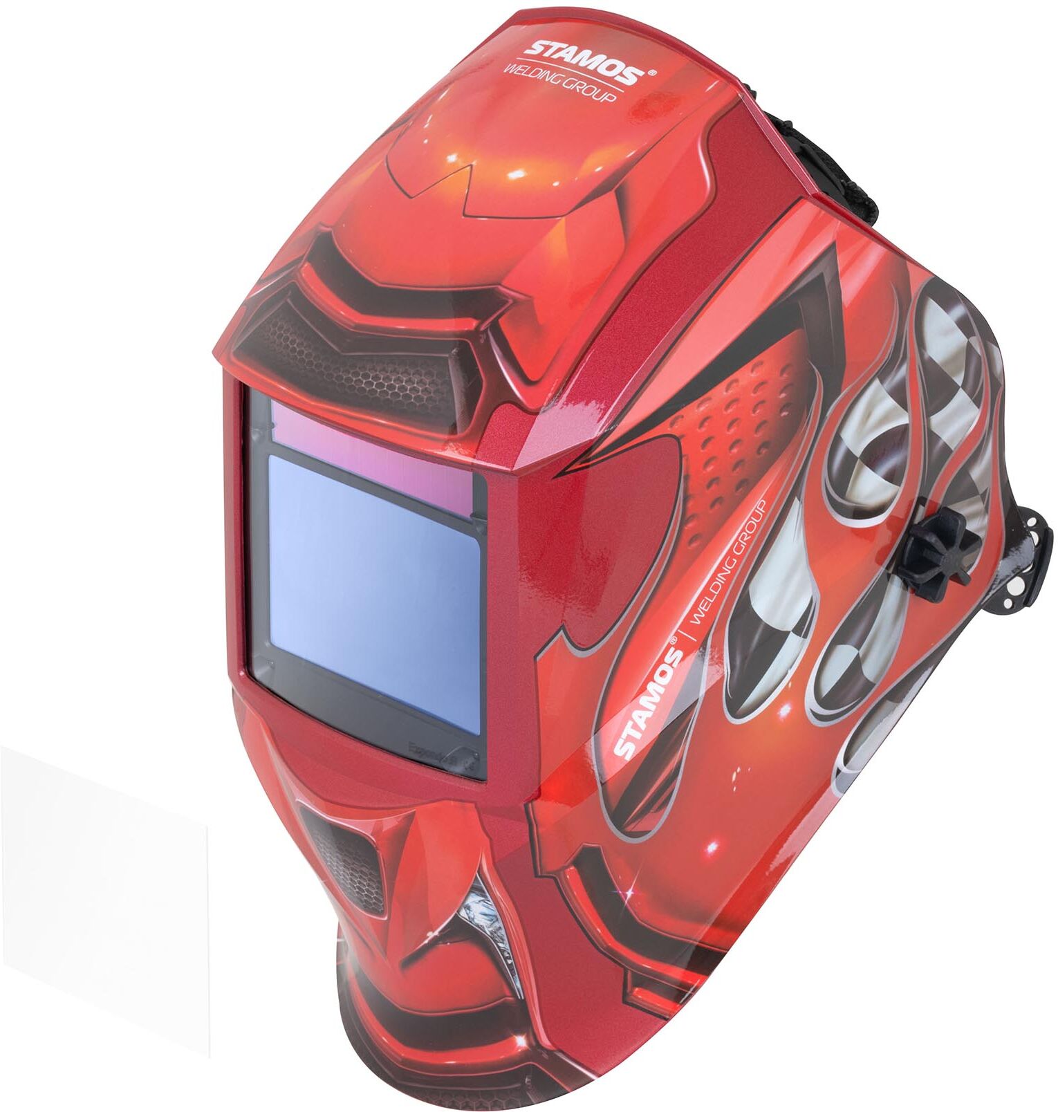 Stamos Welding Group Welding Helmet - RED RACE - EXPERT SERIES Stamos Welding Group Welding Helmet - RED RACE - EXPERT SERIES