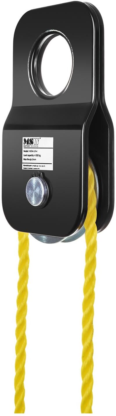 MSW Snatch Block - 4 t - Ø 8 mm MSW-UR-4 MSW Snatch Block - 4 t - Ø 8 mm MSW-UR-4
