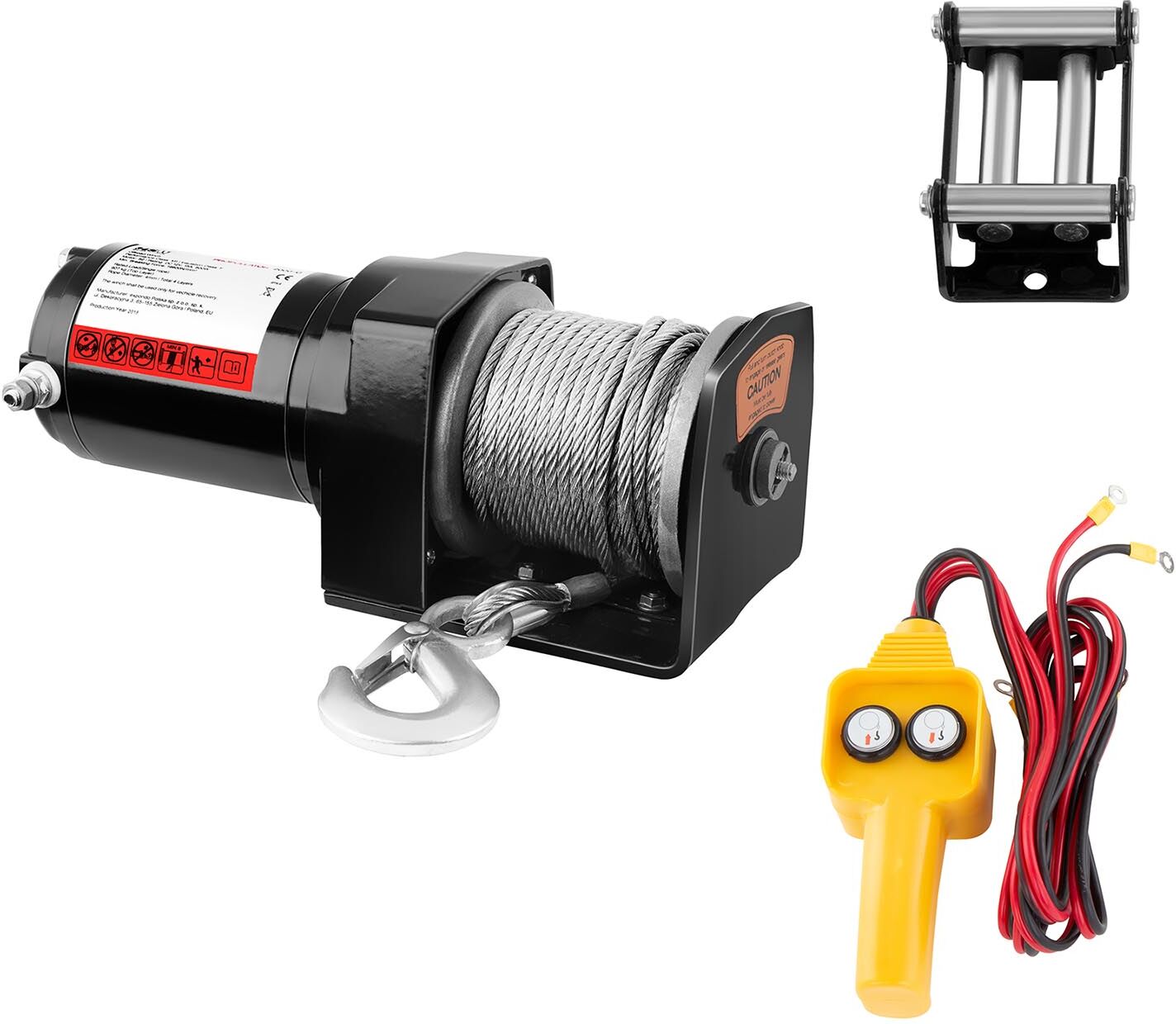 MSW Electric Winch - 907 kg - 2.000 lbs PROPULLATOR 2000-C