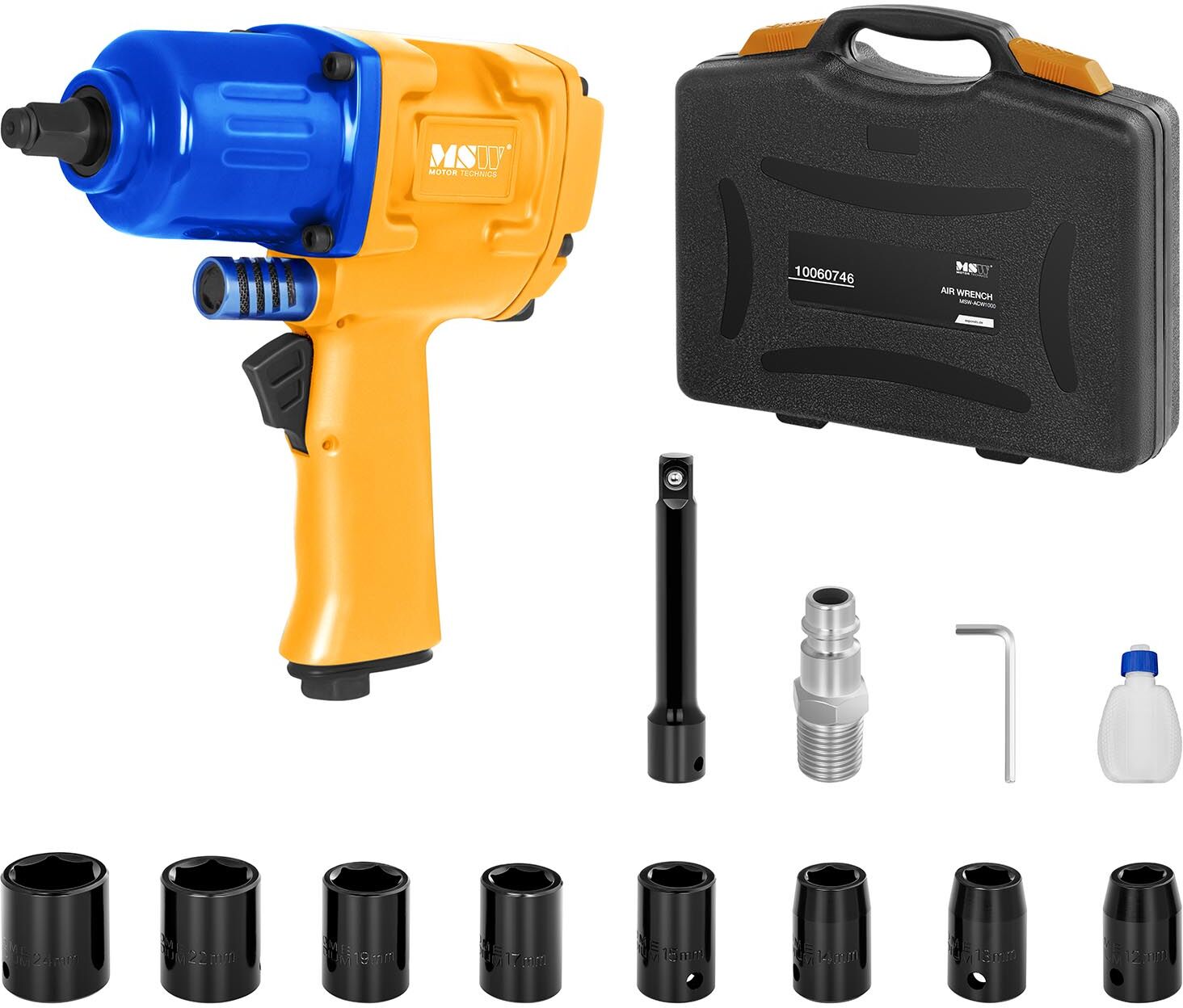 MSW Air Impact Wrench - 1,000 Nm MSW-ACW1000 MSW Air Impact Wrench - 1,000 Nm MSW-ACW1000