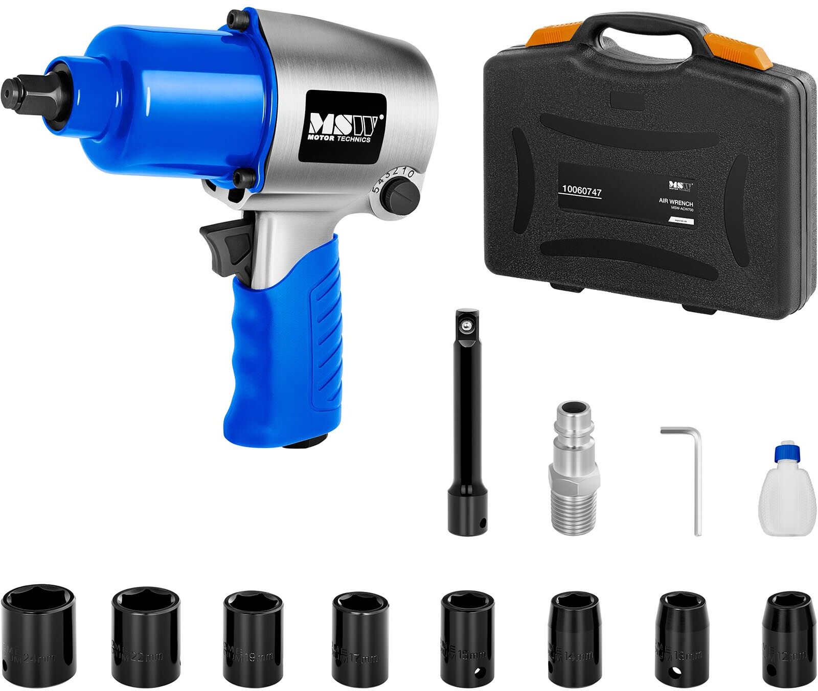 MSW Air Impact Wrench - 700 Nm MSW-ACW700