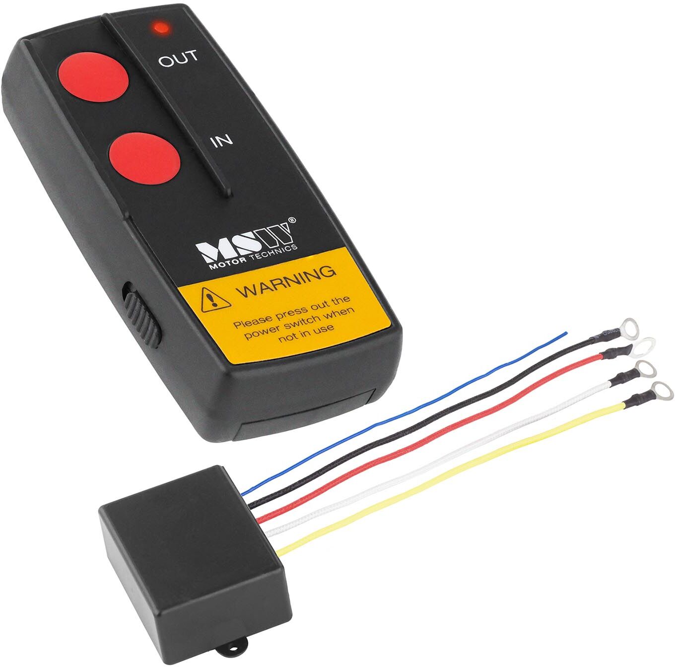 MSW Winch Remote Control MSW-WR2 - 12 V - 30 m - Scope