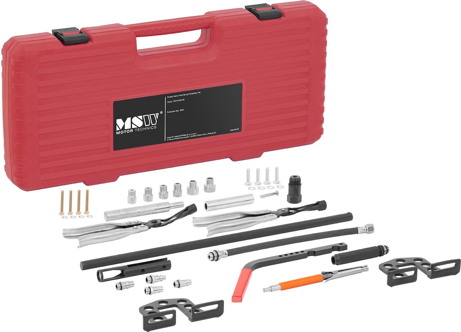 MSW Factory second Pneumatic Valve Spring Compressor Tool - 22 pcs. MSW-AVSC-02 MSW Factory second Pneumatic Valve Spring Compressor Tool - 22 pcs. MSW-AVSC-02