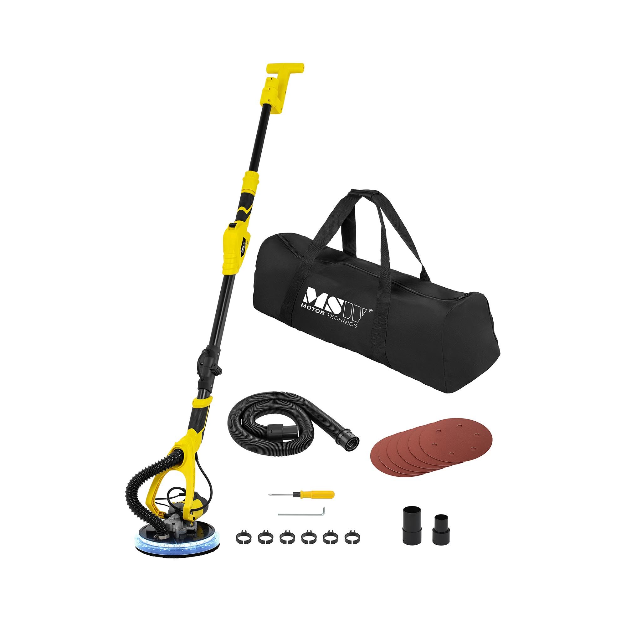 MSW Drywall Sander - 750 W - 2,100 rpm - telescopic pole - length 1.8 m MSW-DWS-750