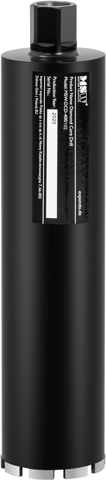 MSW Diamond Core Drill Bit - Ø 102 mm - 400 mm MSW-DCD-400/102 MSW Diamond Core Drill Bit - Ø 102 mm - 400 mm MSW-DCD-400/102