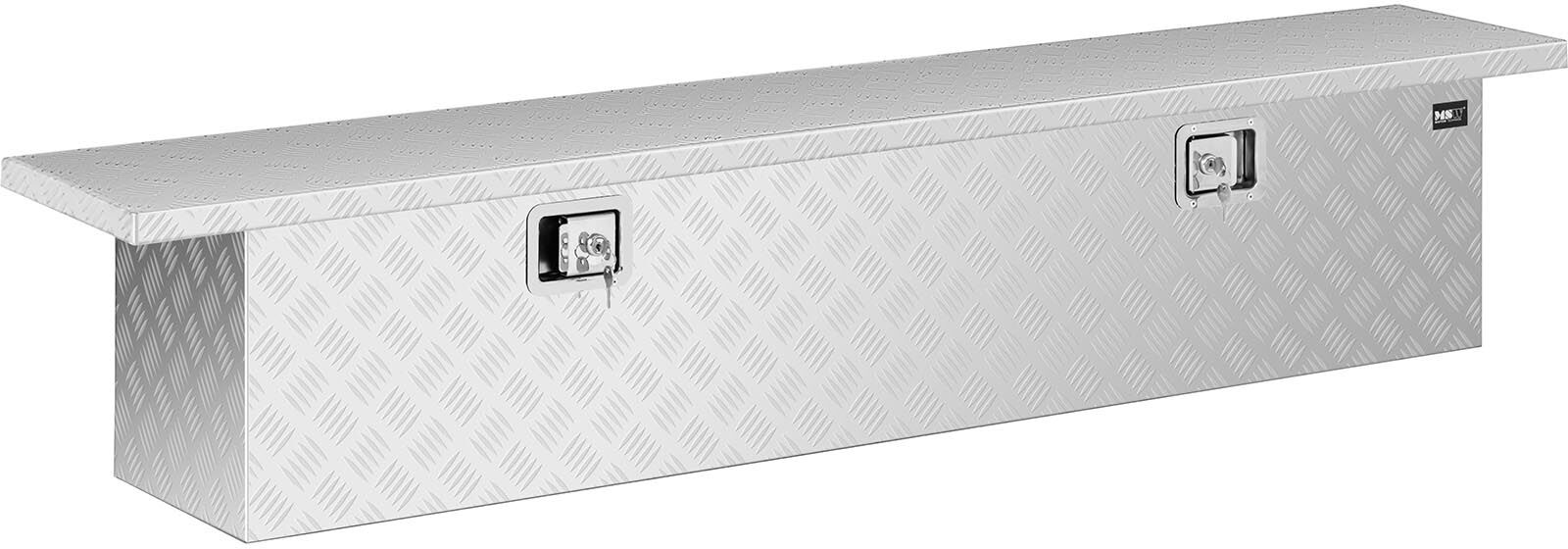 MSW Aluminium Tool Box - checker plate - 175 x 30 x 35 cm - 180 L - lockable MSW-ATB-1750 MSW Aluminium Tool Box - checker plate - 175 x 30 x 35 cm - 180 L - lockable MSW-ATB-1750