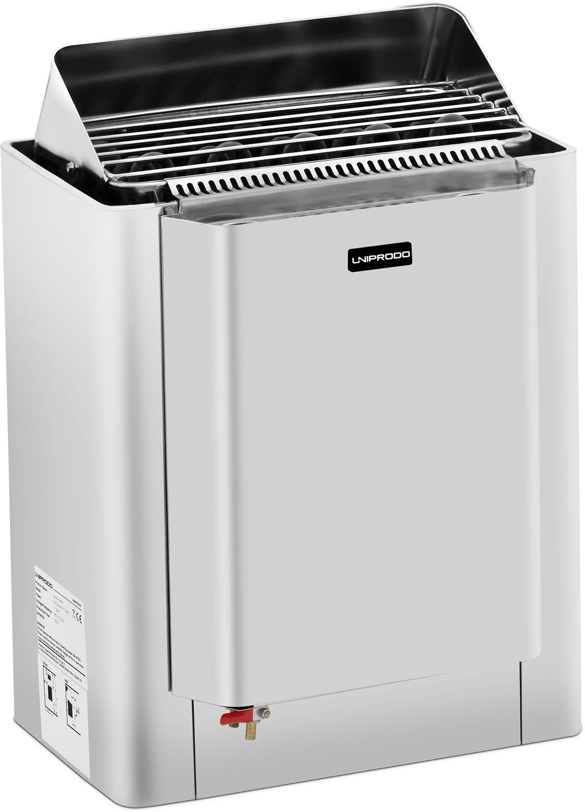 Uniprodo Factory second Sauna Heater - 11.5 kW - 30 to 110 °C - with humidifier UNI_SAUNA_11.5KW Uniprodo Factory second Sauna Heater - 11.5 kW - 30 to 110 °C - with humidifier UNI_SAUNA_11.5KW