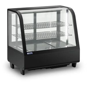 Refrigerated Display Case - 100 L - Royal Catering - 3 levels - black RCCC-100-BT