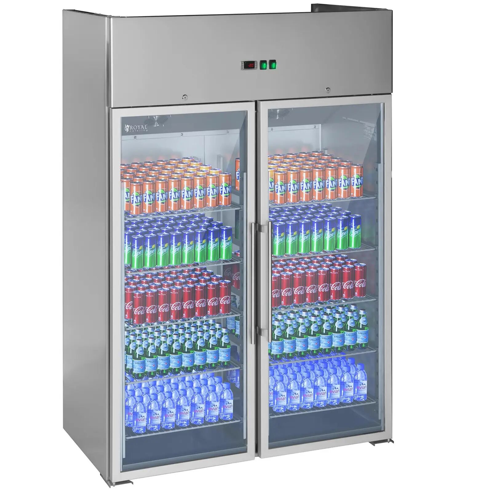 Royal Catering Glass Door Fridge - 984 L RCLK-S1400