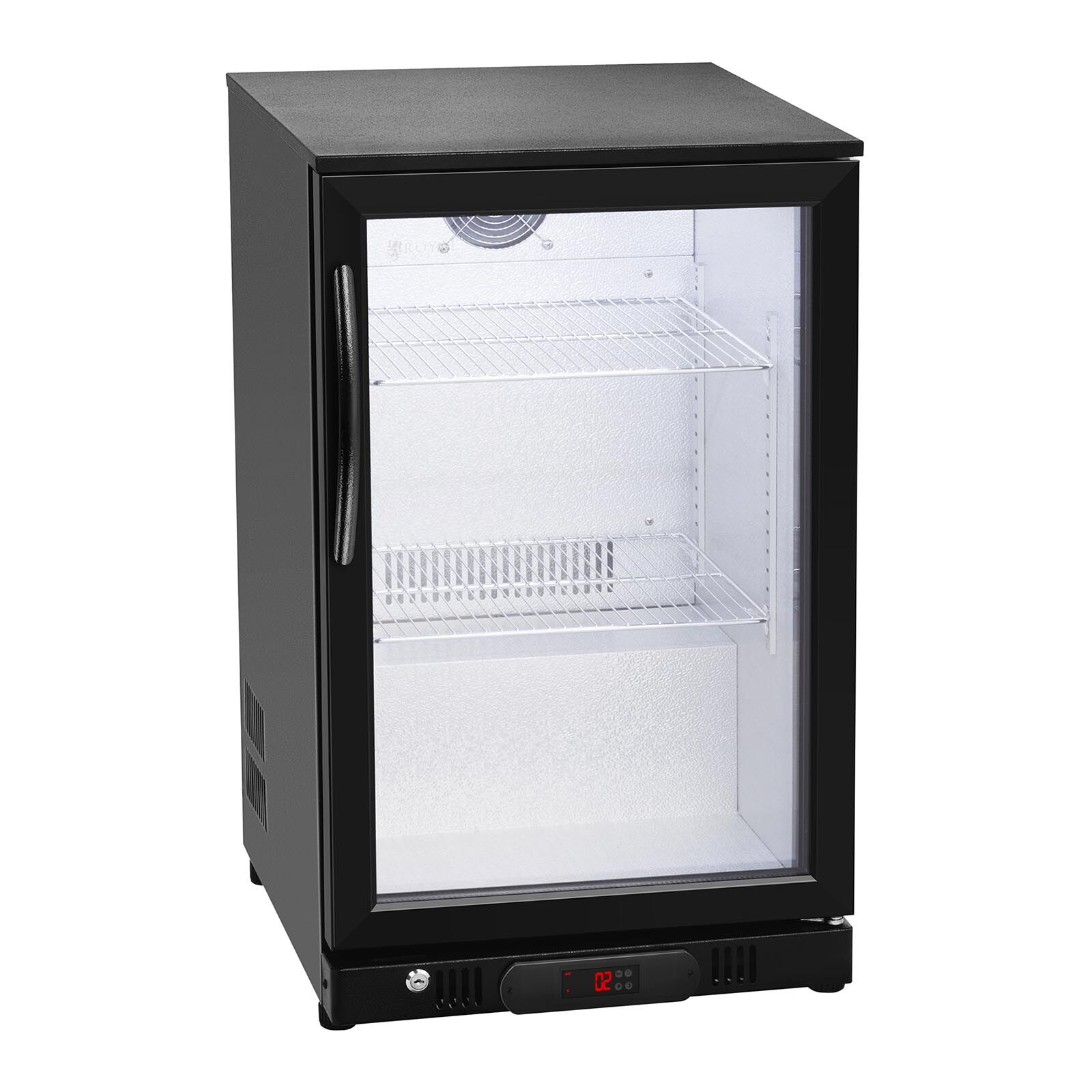 Royal Catering Beverage Refrigerator - 108 L - Aluminium Interior RCGK-108C