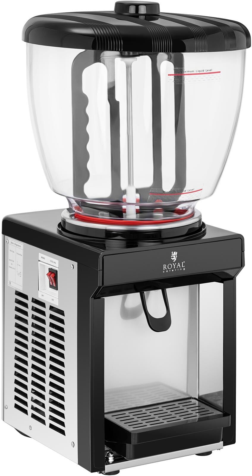 Royal Catering Juice Dispenser - 18 L - cooling and stirring system RCSD-25C Royal Catering Juice Dispenser - 18 L - cooling and stirring system RCSD-25C