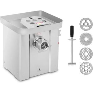 Royal Catering Meat Grinder - stainless steel - 800 kg/hr - with reverse gear RCFW-800PRO+