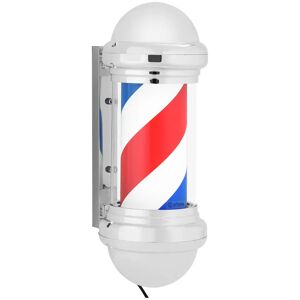 physa Barber Pole - rotates and illuminates - 250 mm height - 31 cm from the wall - silver frame PHY- BP_03
