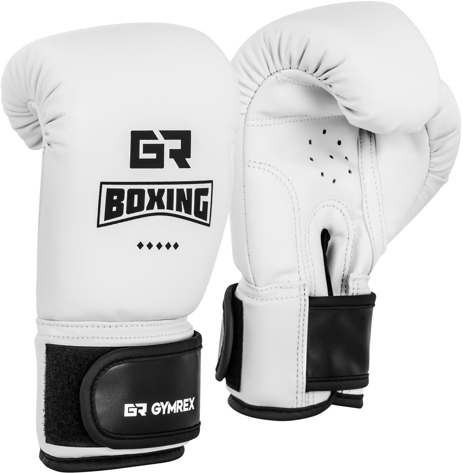 Gymrex Kids Boxing Gloves - 4 oz - white GR-BG 4W Gymrex Kids Boxing Gloves - 4 oz - white GR-BG 4W