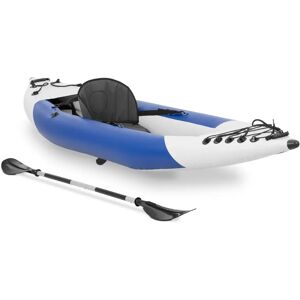 MSW Inflatable kayak - single-seater - complete set with paddle, seat and accessories MSW-M-K1