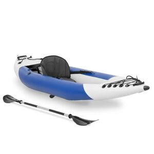 MSW Inflatable kayak - single-seater - complete set with paddle, seat and accessories MSW-M-K1
