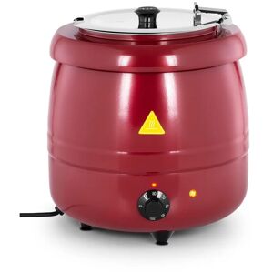 Royal Catering Soup Kettle - electrical - 10 L - Steel - red-coated RCST-9404
