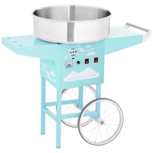 Royal Catering Commercial Candy Floss Machine - 52 cm - 1,200 W - Turquoise RCZK-1200-BG