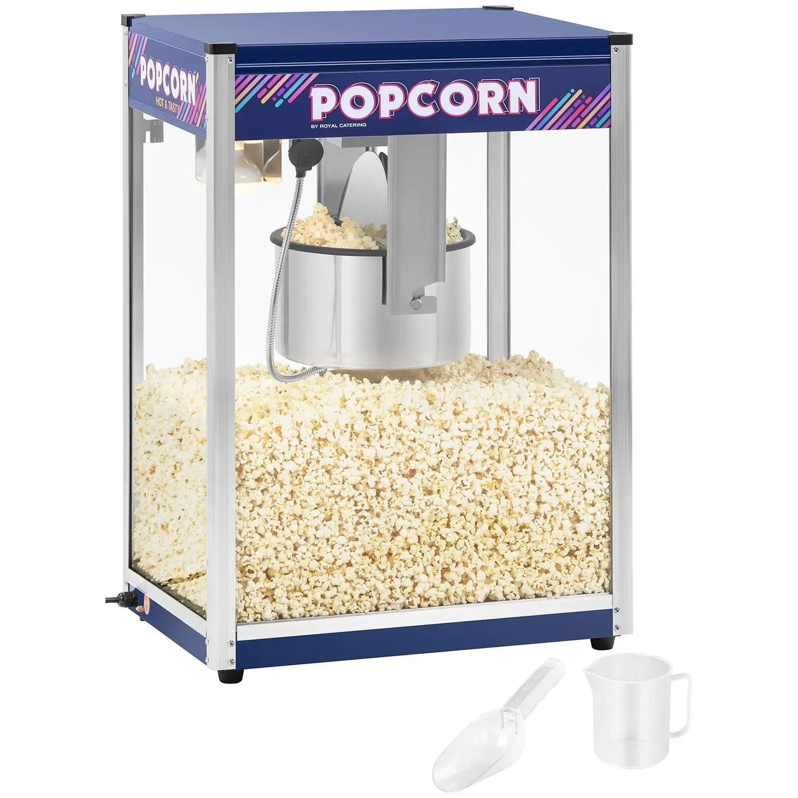Royal Catering Popcorn Maker Blue - 16 oz - XXL RCPR-2300