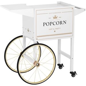 Royal Catering Popcorn Machine Trolley - white & gold RCPT-WGWG-1 Royal Catering Popcorn Machine Trolley - white & gold RCPT-WGWG-1