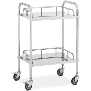 Steinberg Systems Laboratory Trolley - stainless steel - 2 shelves each 45 x 36 x 2.5 cm - 20 kg SBS-LF-131