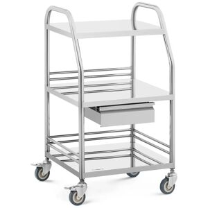 Steinberg Systems Laboratory Trolley - stainless steel - 3 shelves - 1 drawer - 30 kg SBS-LF-165