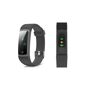 Aquarius AQ126 Fitness tracker with blood pressure - Colour Screen Black  - Size: One Size