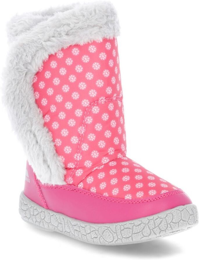 Trespass Girls Babies/Toddlers Tigan Fleece Lined Winter Snow Boot - Pink - Size: 7