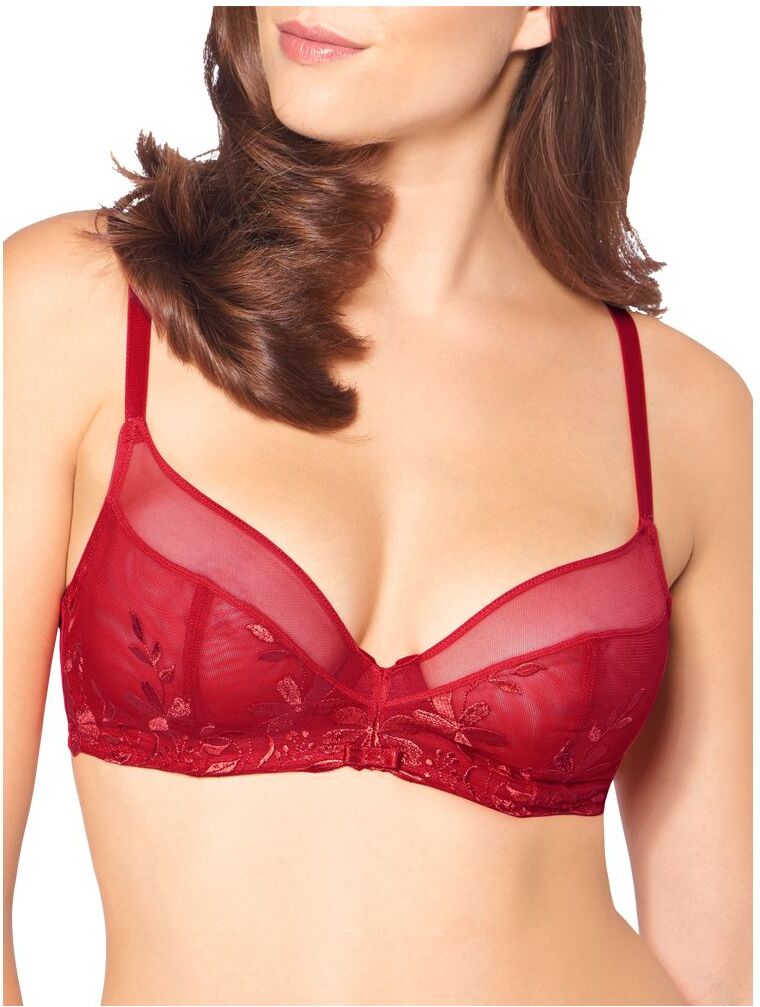 Triumph Sexy Angel Spotlight W02 Plunge Bra - Red - Size: 32DD