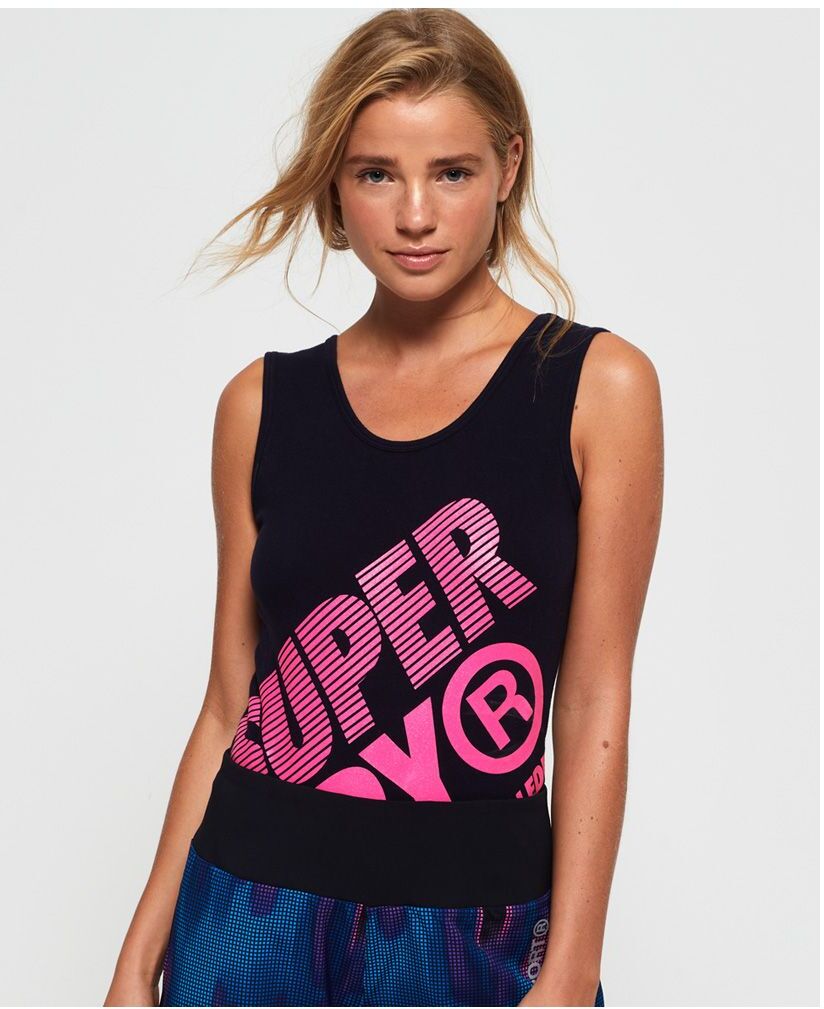 Superdry Japan Edition Diagonal Bodysuit - Blue - Size: 12