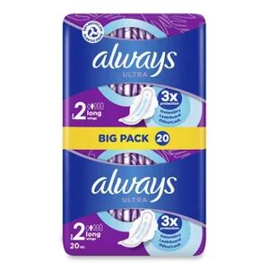 Always Ultra Pads Long (Size Two) - 20 Pack